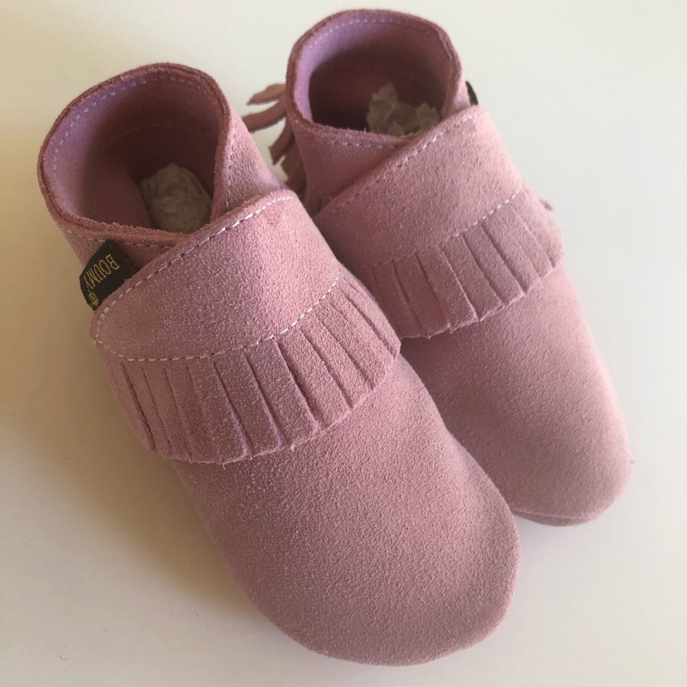Boumy Pink Moccasins. Brand New. Size M. - Picture 1 of 4